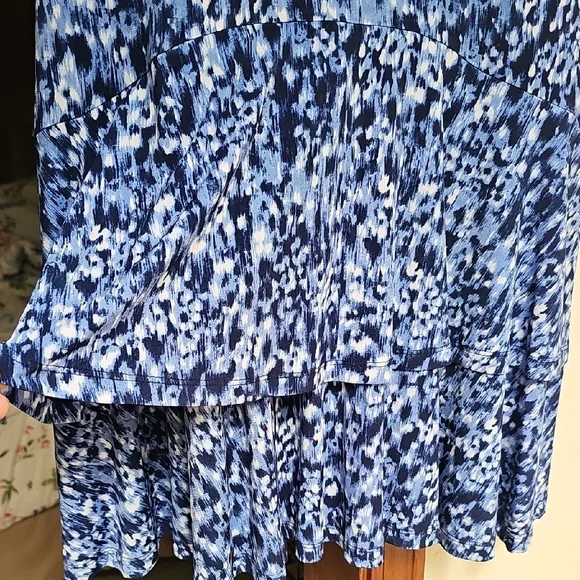 Michael Kors Blue and White Dress - Picture 4 of 9